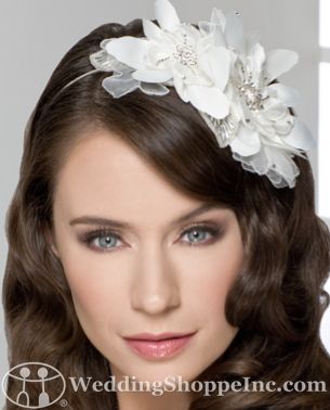 Bridal hairstyles with tiara ideas from Wedding Shoppe Inc.