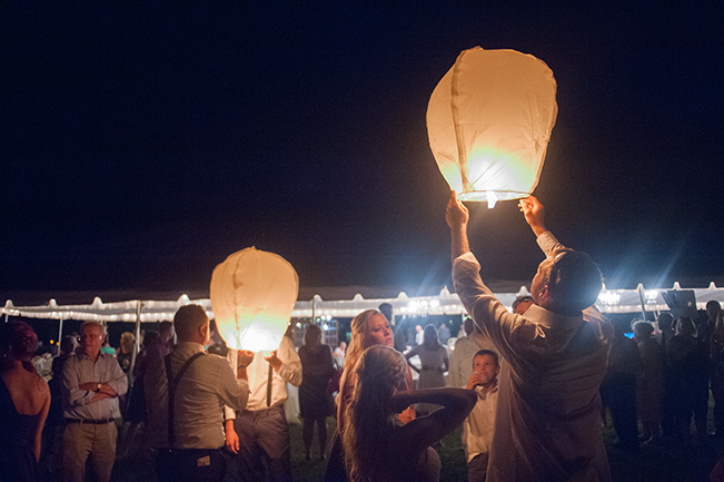 lanterns for best wedding reception ever