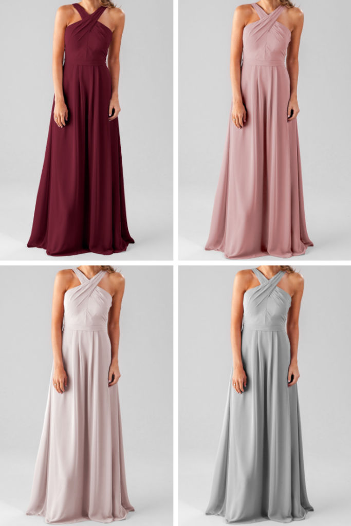 bridesmaid dresses same dress different styles