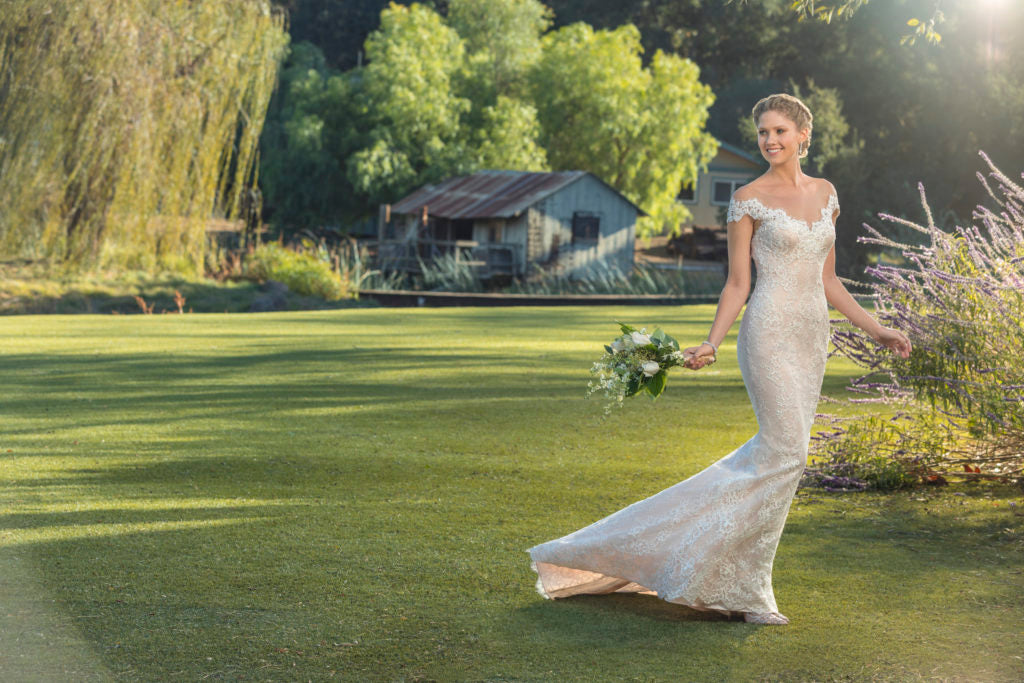 cleo Casablanca wedding dress