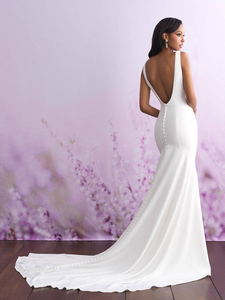 Simple Tulle Scoop Neckline Aline Short Wedding Dress | Short wedding dress,  Short bridal dress, Tea length wedding dress
