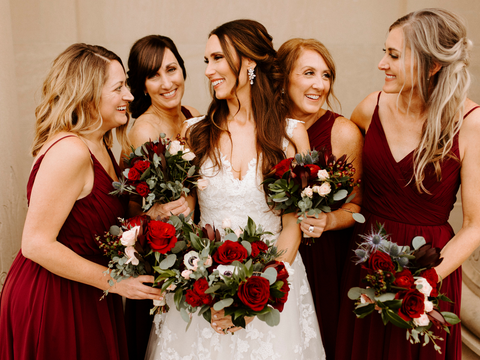 Bordeaux Red 2025 Wedding Color