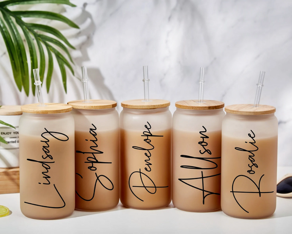 Iced Coffee Cup Bridesmaid Proposal Gift