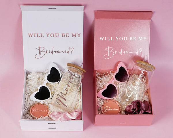 Pink Bridesmaid Proposal Box