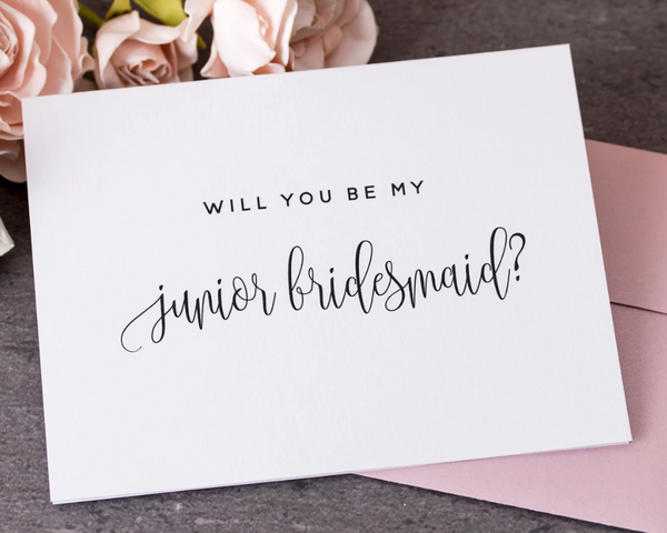 Junior Bridesmaid Proposal Card