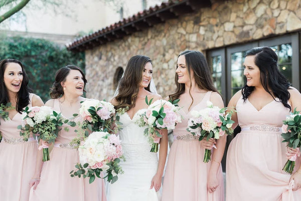 Kennedy Blue Blush Bridesmaids