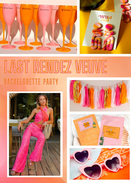 Pink and Orange Bachelorette Party