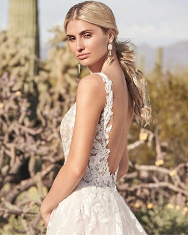 Lace Low Back Wedding Dress for 2025