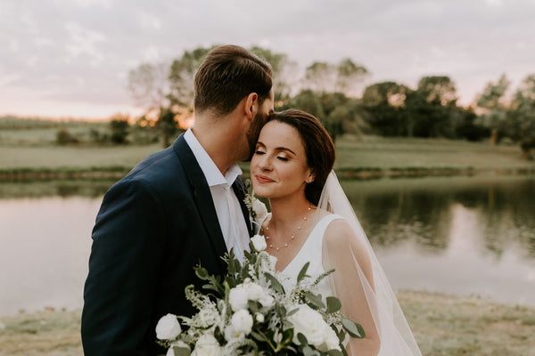 bride and groom portraits