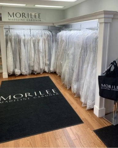 Mori Lee Display at The Wedding Shoppe 