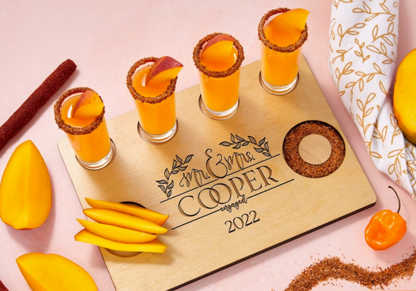 Tequila Board Bridal Shower Gift