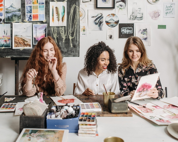 Painting Bachelorette Party Activity