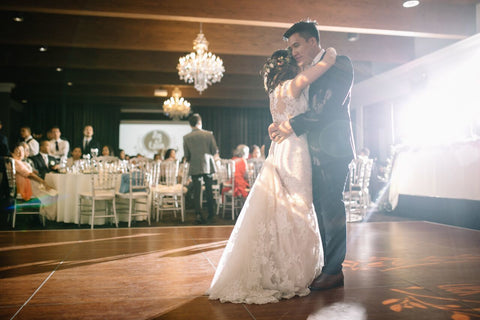Bride and Groom having their First Dance.