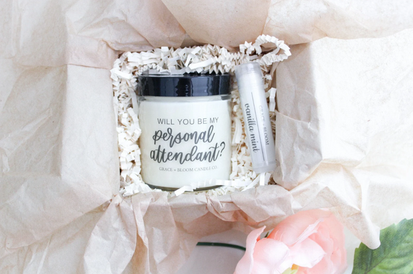 Personal Attendant Proposal Candle