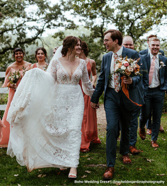 Vintage Boho Wedding Dress