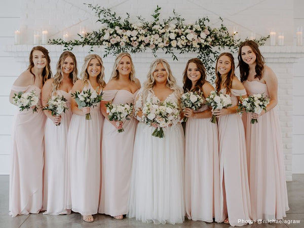 Wedding Shoppe Bride and her Bridesmaids