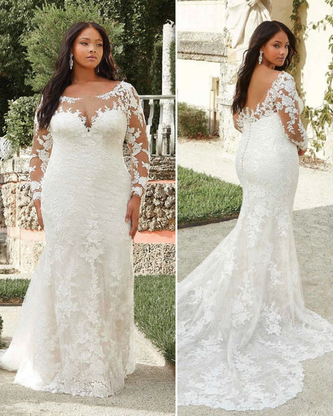 Mature Wedding Dress With Sleeves