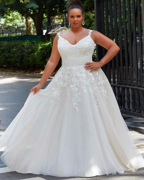 Tulle Bridal Gown for Older Brides