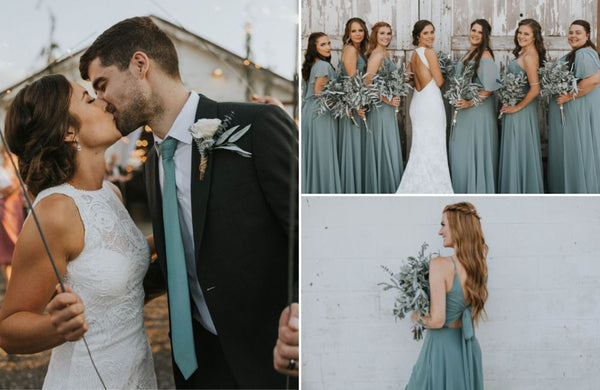 Kennedy Blue Deep Sea Bridesmaid Dresses