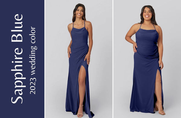 Sapphire Blue Bridesmaid Dresses