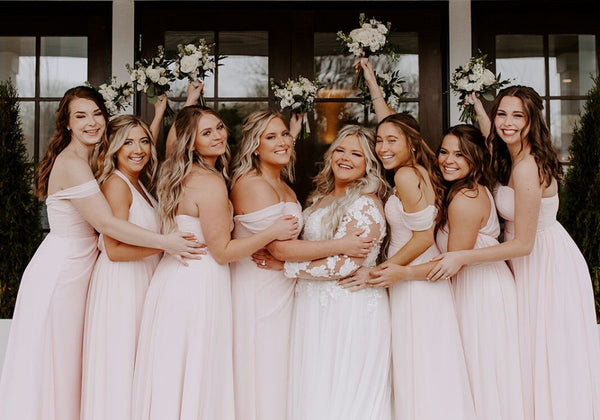 Guide to Choosing Soft Pastel-Colored Wedding Dresses