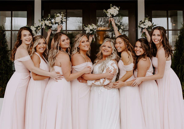 Pink Bridesmaid Dresses