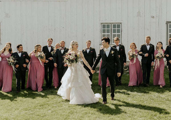 Rosewood Pink Bridesmaid Dresses