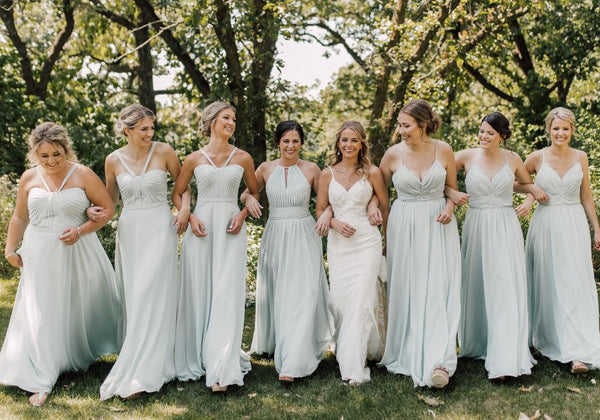 Light Blue Bridesmaid Dresses