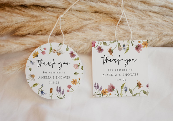 Bridal Shower Favor Tags