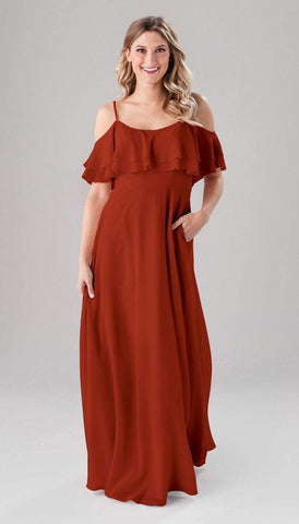 Designer Mirror Work Net Gown In Rust Color... | Net gowns, Gowns, Designer  gowns