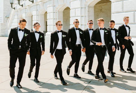 groomsmen in suits