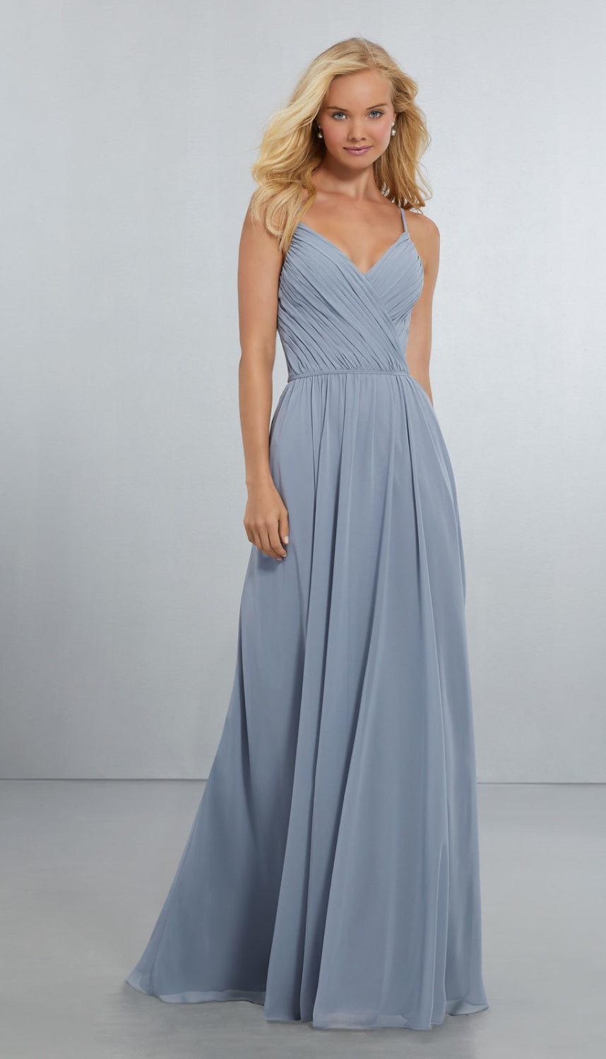 Morilee Draped Chiffon 21556 Bridesmaid Dress – Wedding Shoppe