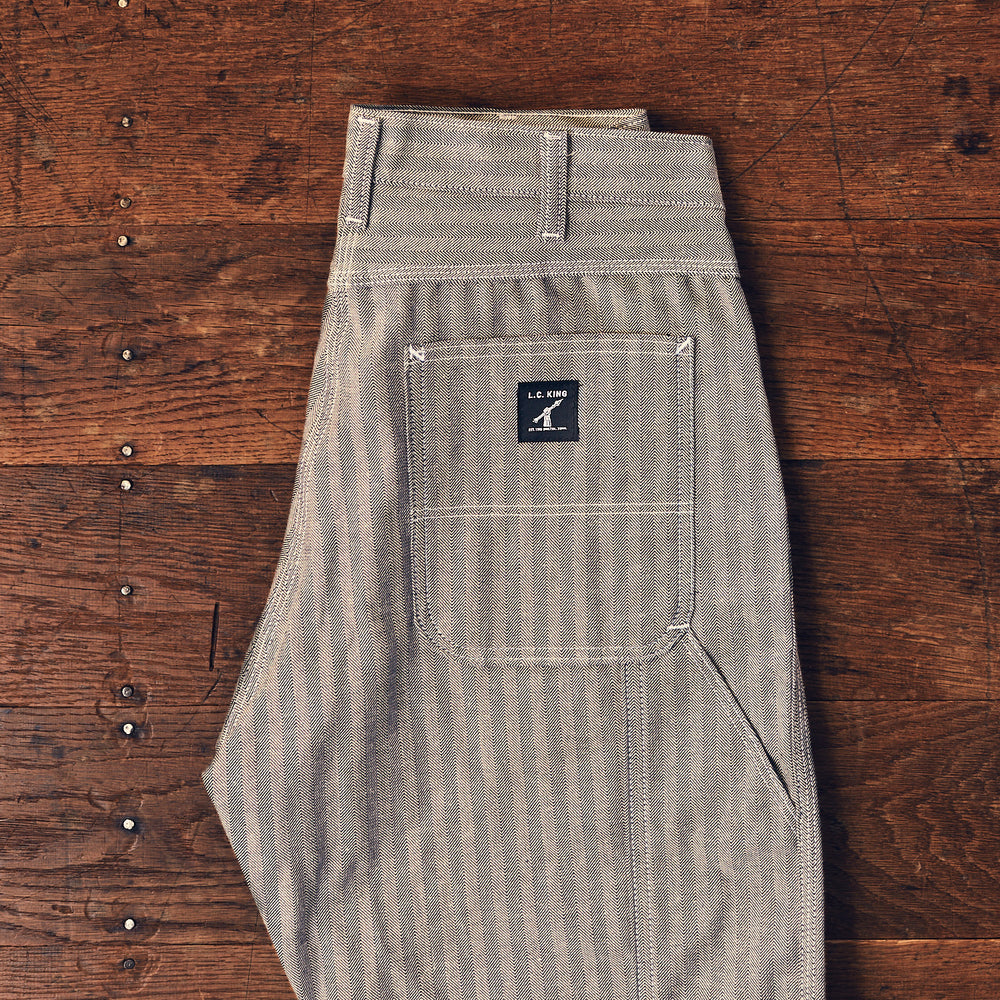 Fisher Stripe Carpenter Pants – L.C. King