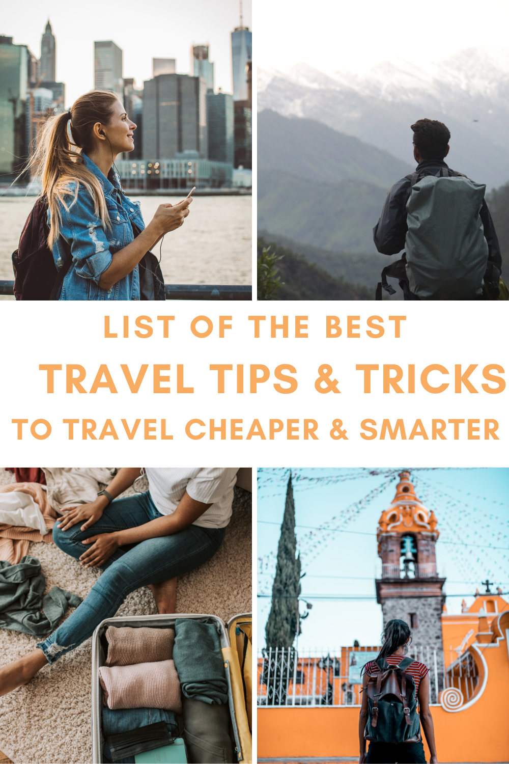 We’ve come up with an ultimate list of the best travel tips and tricks that will help you become a savvy traveller even if this is your first trip!