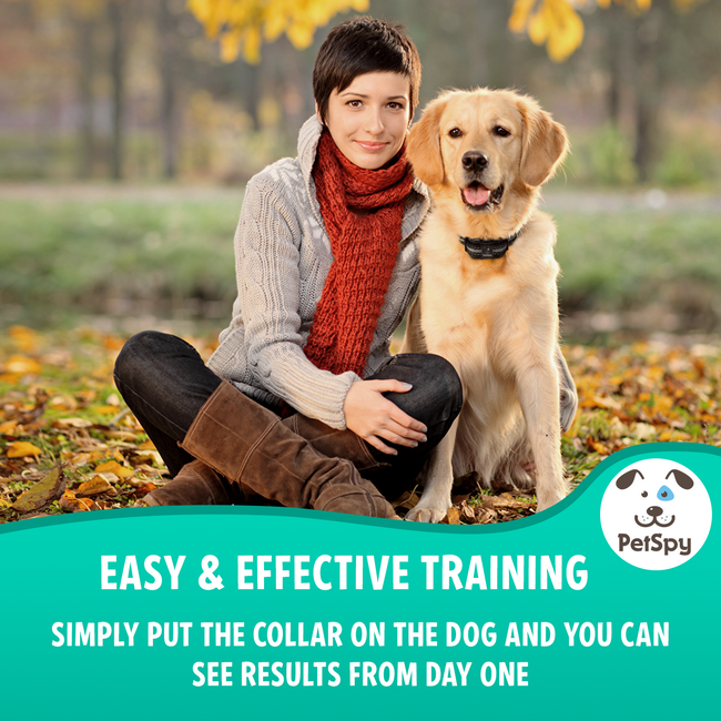 Smart Dog Bark Collar, 3 Training Modes - PetSpy