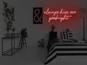 goodnight neon sign