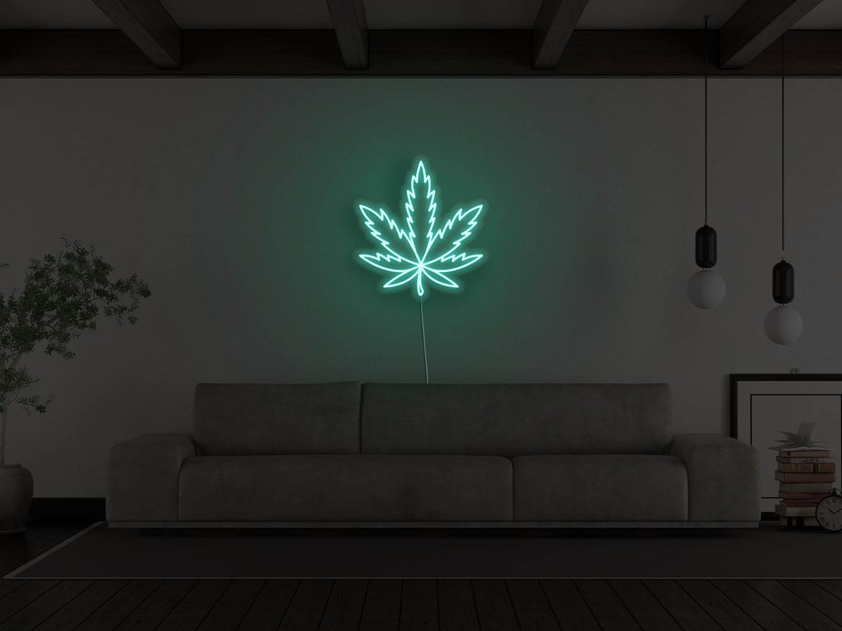 Pot Leaf LED Neon Sign - Neon Mfg.