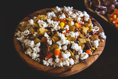 Fall Popcorn Snack Mix Recipe
