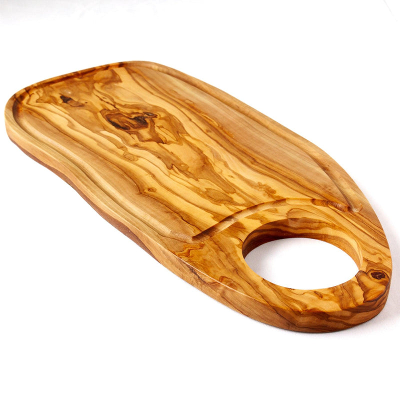 Olive Wood Carving Board With Handle Vesper And Vine 