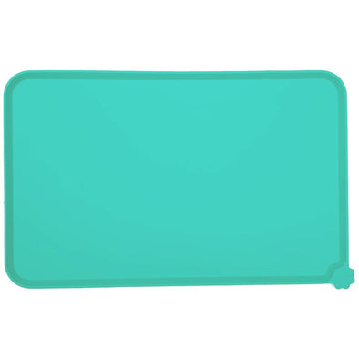 Waterproof Silicone Pet Food Mat Green