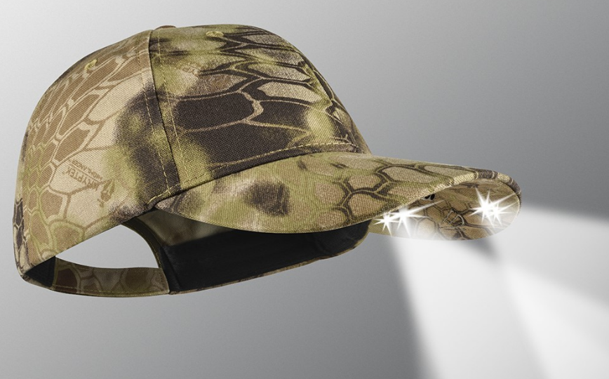 led camo hat