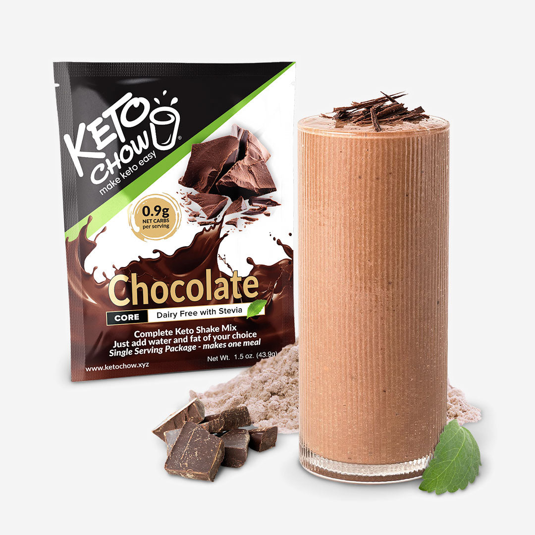 Chocolate Keto Chow CORE - Stevia shake and packet