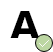 Letter A with a green checkmark