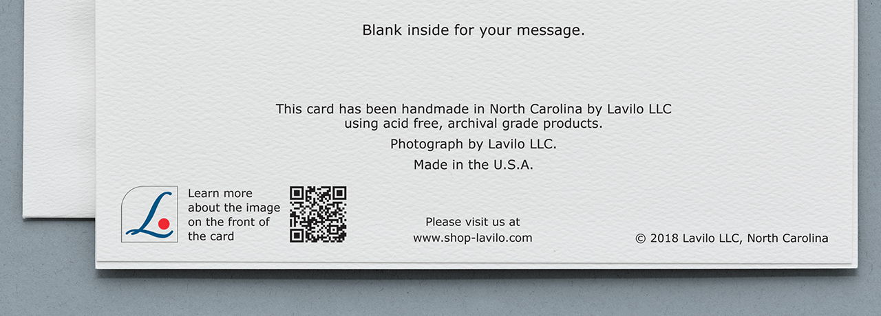 Lavilo™ Greeting Cards - Example of a QR Code