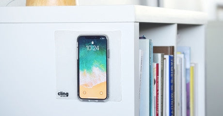 驚愕の粘着力 Cling Nanomats丨 正規品 壁や机にスマホ 鍵などがペタペタくっつくマット ナノマット お得な4枚セット Trends Labo