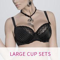 Large Cup Bra Sets