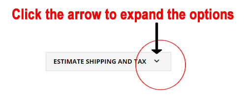 Shipping estimate step 2