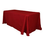 Polyester Red Tablecloth