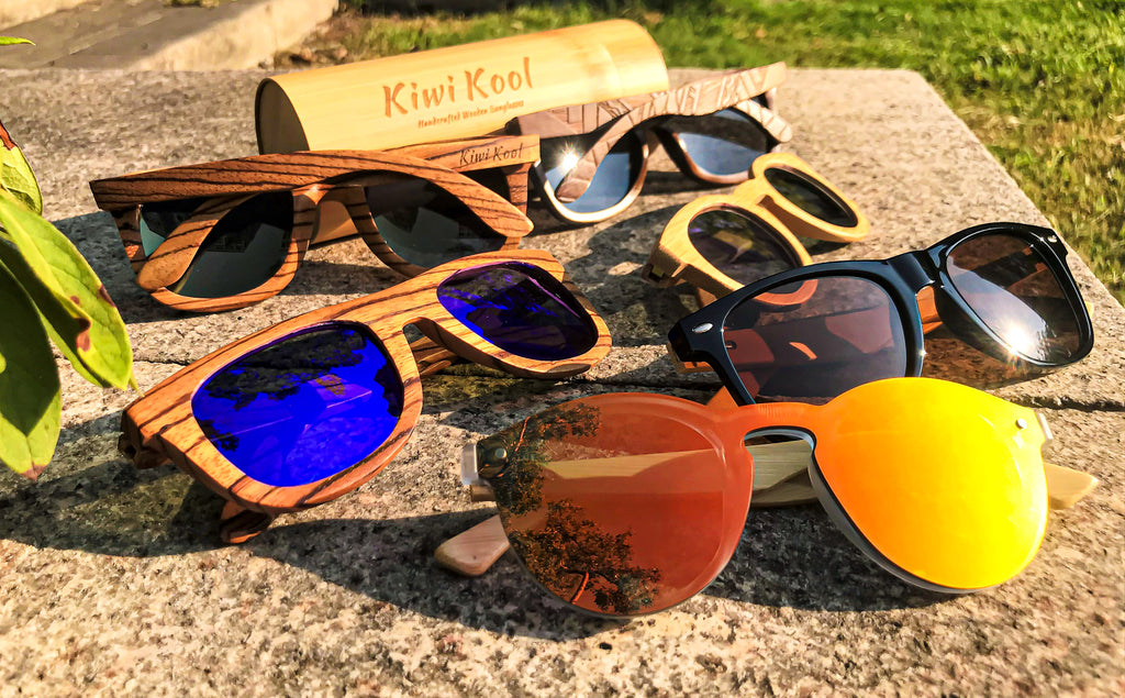 eco friendly wooden sunglasses