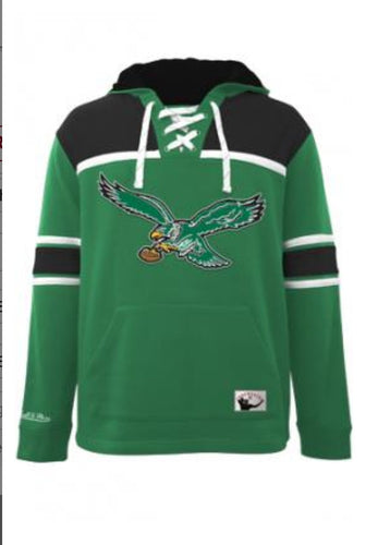 mitchell and ness eagles hoodie